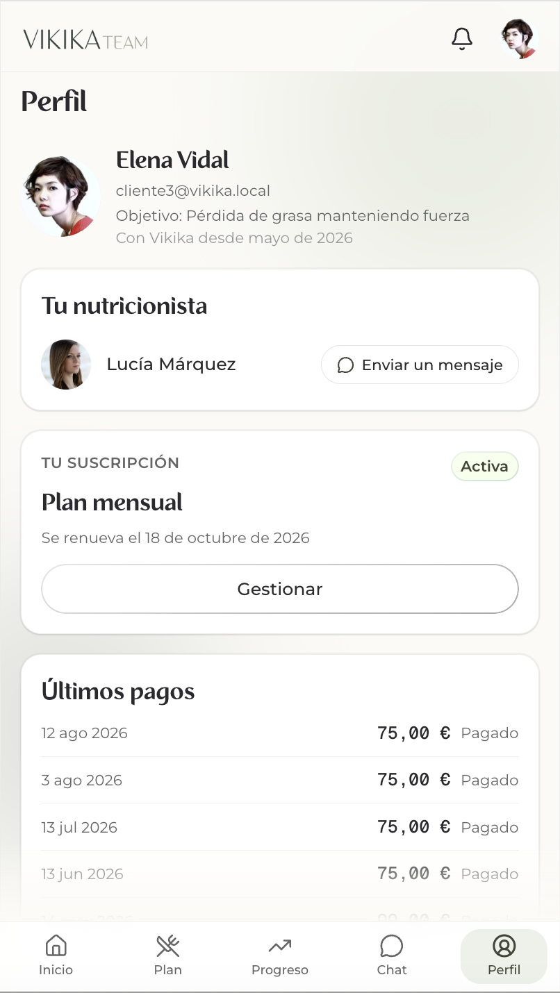 Tu perfil